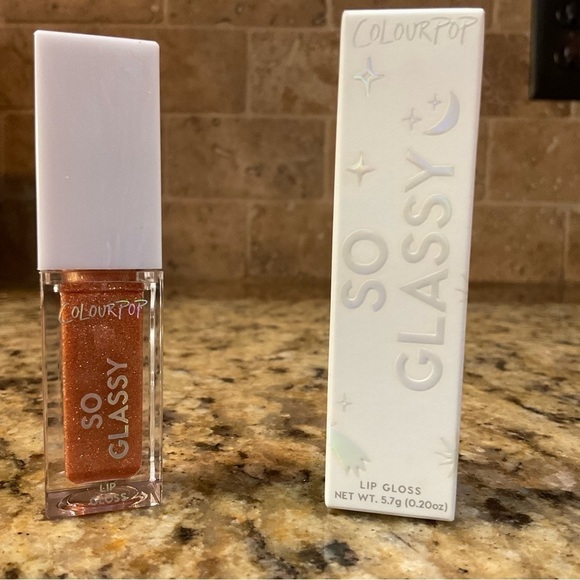 🎉 SALE COLOURPOP So Glassy Lip Gloss in Cut Loose - Picture 1 of 4